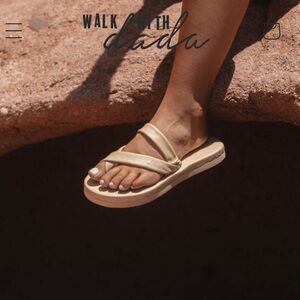 Women's Beige Foam Flip Flop Sandals